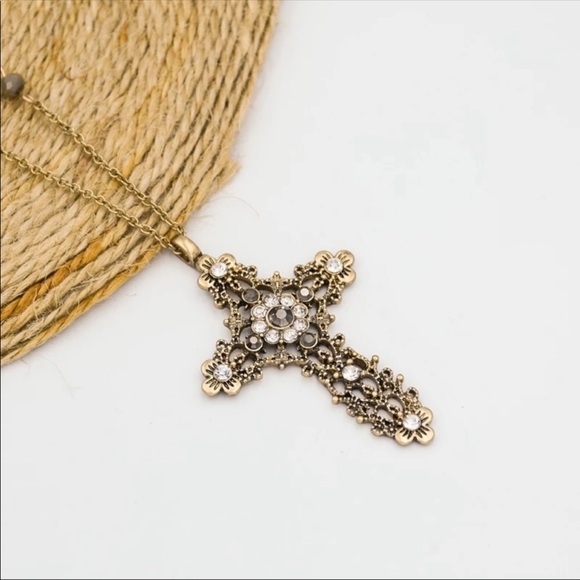 Artisan Cross Necklace - Picture 3 of 5